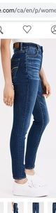 [3 for $45] AE sz 6 SHORT high waisted jeggings